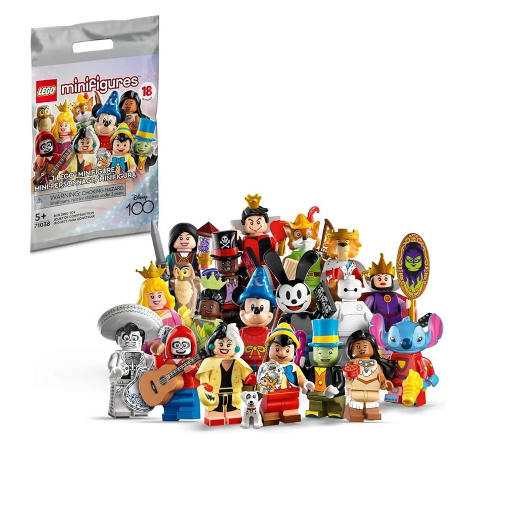New Lego mini figures Disney 100 Sealed 
Multiple availible